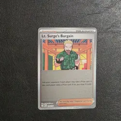 Lt. Surge's Bargain 120/132 Me01: Mega Evolution Reverse Holo - Pokemon TCG NM - Image 1