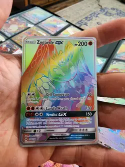 Pokemon Zygarde GX 136/131 Rainbow Secret Rare Forbidden Light - Image 1