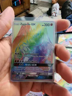 Pokemon Zygarde GX 136/131 Rainbow Secret Rare Forbidden Light - Image 2