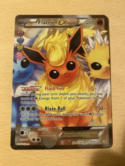 Pokemon 2016 Flareon Ex Full Art RC28/RC32 Generations English Vaporeon Jolteon - Image 1