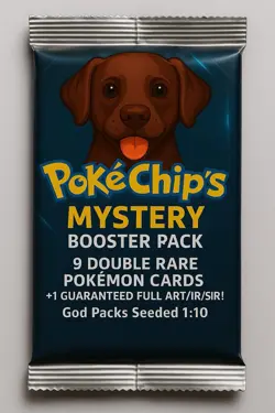 PokeChip’s Pokemon God Packs - 10 Guaranteed Hits! No Bulk/No Holos/No Reverse! - Image 1