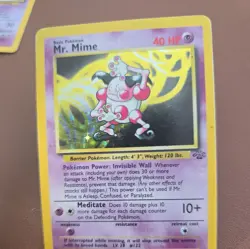 Pokemon - Mr. Mime - Jungle Set - Holo Rare - 6/64 - Image 2