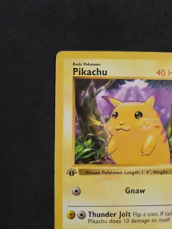 Pokemon TCG - 1st Edition - Pikachu (Yellow Cheeks) Shadowless 58/102 Base Set - Image 2