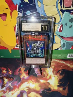 Yugioh 25th Quarter Century Secret POP 1 Mermail Abyssteus Black Label Grade 10 - Image 1