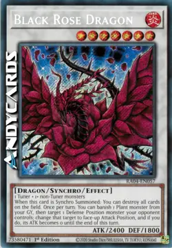 BLACK ROSE DRAGON • (Drago Rosa Nera) • Segreta • RA04 EN057 • 1Ed • Yugioh! - Image 1