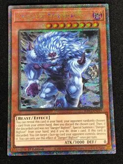 Yugioh Danger! Bigfoot! RA03-EN019 1ST 25TH QUARTER (NM) - Image 1