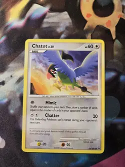 Chatot 55/100 Majestic Dawn Regular Pokemon TCG Card NM - Image 1