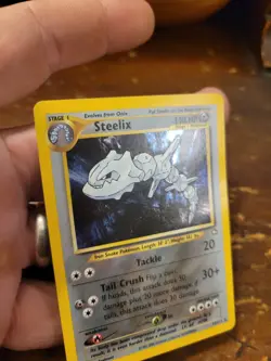 Pokemon TCG Steelix Neo Genesis Holo Unlimited Rare Card 15/111 - Image 1