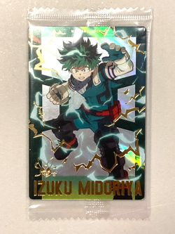 Izuku Midoriya - 1_21 - My Hero Academia Plastic Wafer Card Japanese - Image 1