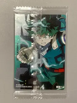 Izuku Midoriya - 1_21 - My Hero Academia Plastic Wafer Card Japanese - Image 2