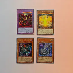 YU-GI-OH! SAMMELKARTEN LOT VERSCHIEDENE SET HC/MP JAPANESE LOT 4X CARDS - Image 1