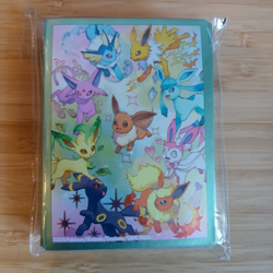 Eevee Card Sleeves From Pokemon Prismatic Evolutions SPC 65 Sleeves Total - Image 1