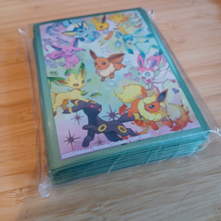 Eevee Card Sleeves From Pokemon Prismatic Evolutions SPC 65 Sleeves Total - Image 2
