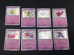 Pokemon Paldean Fates Lot of 8 Cards Baby Shiny Holo Near Mint (English) TCG - Image 1