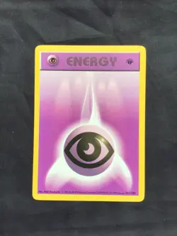 Pokemon Cards: Base Set 1st Edition Common: Psychic Energy 101/102 - Image 1