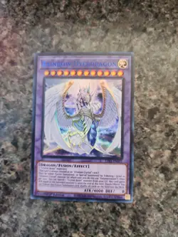 Yu-Gi-Oh Card - LDS1-EN101 - RAINBOW OVERDRAGON (Blue)(ultra rare holo) NM y19 - Image 1