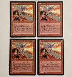 4x Pyroblast MTG Cards Ice Age Playset MP Common Pauper - Image 1