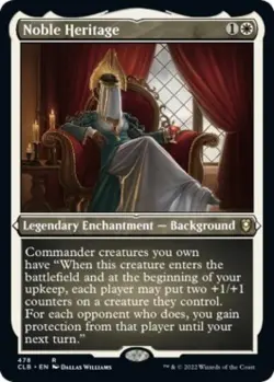 NM Foil R - Noble Heritage (Etched Foil): CLB - Image 1