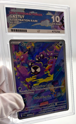 Pokemon Cards - ACE 10 Gastly 177/162 - Temporal Forces IR - PSA BGS CGC - Image 3
