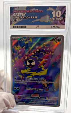 Pokemon Cards - ACE 10 Gastly 177/162 - Temporal Forces IR - PSA BGS CGC - Image 4