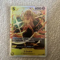 S-Snake OP08-112 (Super Rare) Two Legends ONE PIECE Card Mint English - Image 1