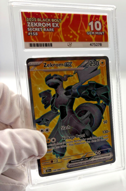 Pokemon Cards - ACE 10 Zekrom EX 158/086 - Black Bolt SR - PSA BGS CGC - Image 3