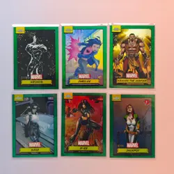 TOPPS CHROME MARVEL ENG NUMBERED KRONOS, KRAVEN THE HUNTER AND MORE LOT 6X CARDS - Image 1