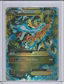 Pokemon TCG M Charizard EX (X) (Secret) 108/106 XY - Flashfire Secret Rare card - Image 1