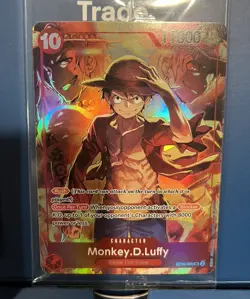 Sealed Promo Card One Piece TCG Treasure Booster Monkey D Luffy ST10-006 SR New - Image 1