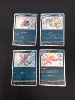 Pokemon Paldean Fates Lot of 4 Cards Baby Shiny Holo Near Mint (English) TCG - Image 1