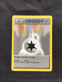 Pokemon Cards: Base Set 1st Edition Uncommon: Double Colorless Energy 96/102 - Image 1