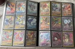 Pokemon V Vstar VMAX EX GX ex rainbow paldean fates shiny 212 card lot w/binder - Image 3