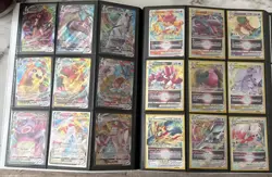 Pokemon V Vstar VMAX EX GX ex rainbow paldean fates shiny 212 card lot w/binder - Image 5