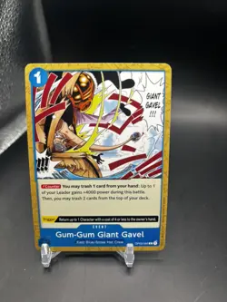 One Piece TCG BASE CARD- Gum-Gum Giant Gavel OPO3-055 - Image 1