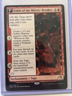 MTG Magic the Gathering Card LP - Fable Of The Mirror Breaker Kiki Jiki - Image 1