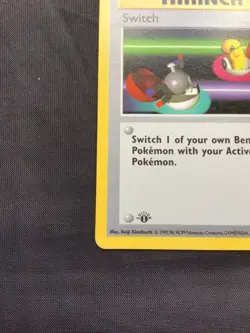 Pokemon Cards: Base Set 1st Edition Common: Switch 95/102 - Image 5