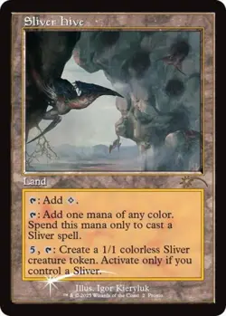 Sliver Hive (Retro Frame) -Foil Light Play MTG Secret Lair - Image 1