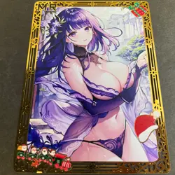 WES - Goddess Story Gold METAL Card - Serial Number #062/100! Shogun Anime Girl - Image 4