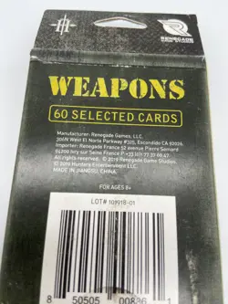 Outbreak Undead Weapons Card Pack 2019 New 60 Cards - Image 4