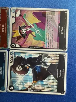Brook One Piece TCG 4-card lot ST21 Alt Art Super Rare+OP11 Rare+more-ships PWE - Image 4