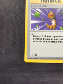 Pokemon Cards: Base Set 1st Edition Common: Gust of Wind 93/102 - Image 5