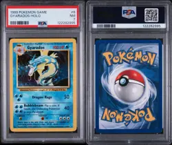 1999 Pokemon Base Set Gyarados Holo #6 PSA 7 NM WOTC Vintage TCG Card - Image 3