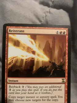 Reiterate - Time Spiral: Remastered: #182, Magic: The Gathering - Image 3