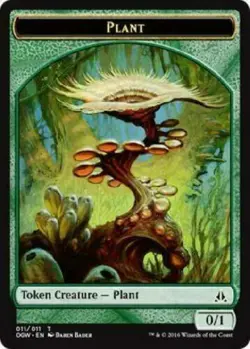 Plant Token Oath of the Gatewatch Light Play MTG Magic DNA GAMES - Image 1
