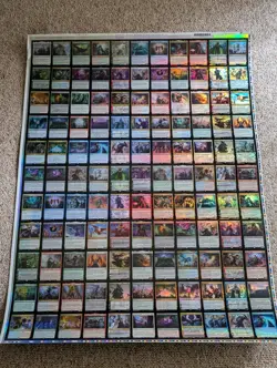 MTG War of the Spark FOIL Uncut Rare/Mythic Sheet (READ DESCRIPTION FOR COND) - Image 1