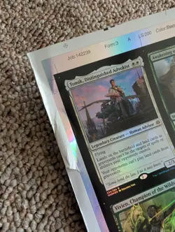 MTG War of the Spark FOIL Uncut Rare/Mythic Sheet (READ DESCRIPTION FOR COND) - Image 2
