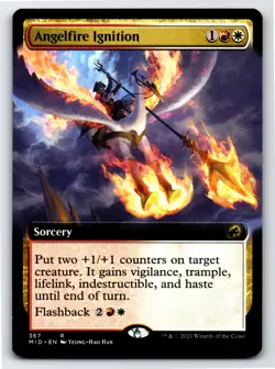 Angelfire Ignition (Extended Art) R Innistrad: Midnight Hunt # 367 NM Normal - Image 1