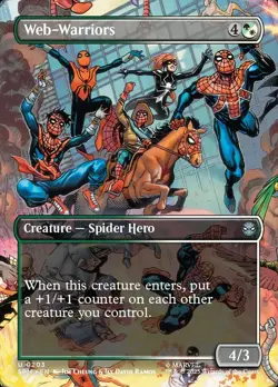Web-Warriors (Foil) - 203 - Marvel's Spider-Man- Near Mint - MTG - Image 1