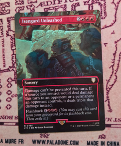 MTG Foil Isengard Unleashed Lord of the Rings Tales of Middle Earth NM - Image 1