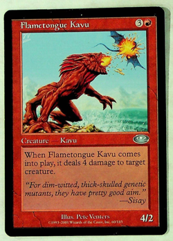 Flametongue Kavu - Planeshift - 2001 - Magic the Gathering - Image 1